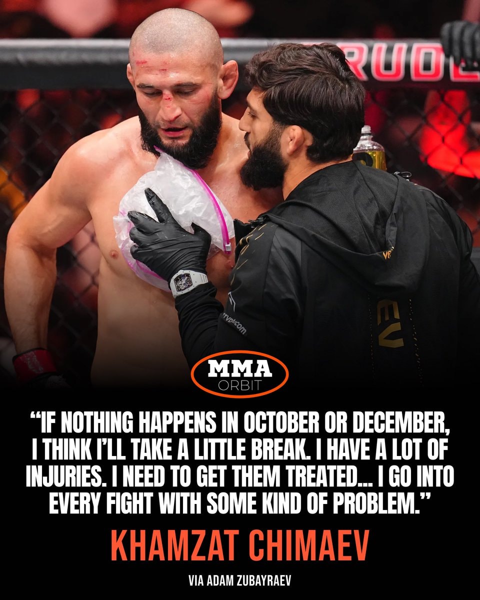 Khamzat Chimaev fight break condition