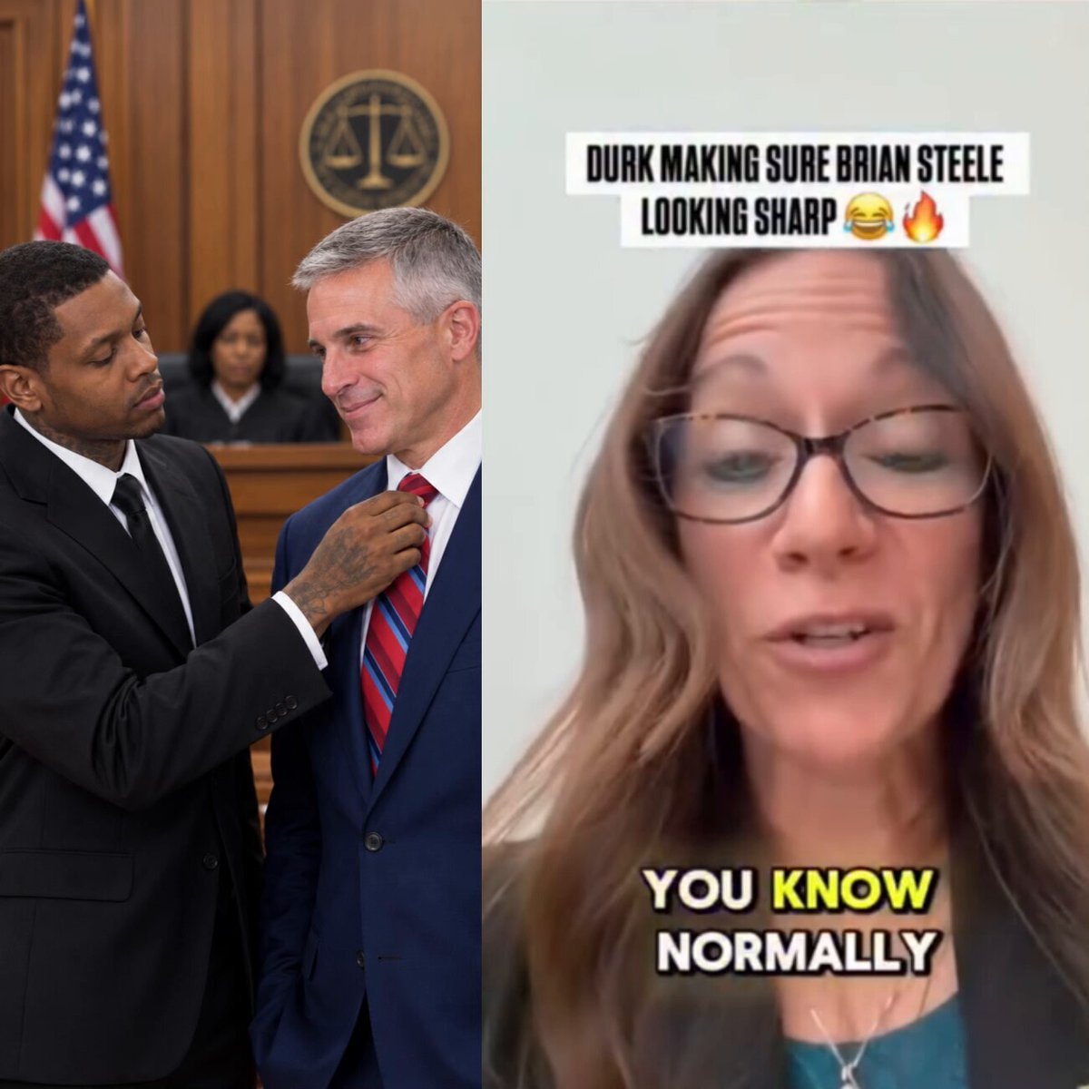 Lil Durk ensures Brian Steel dressed sharp
