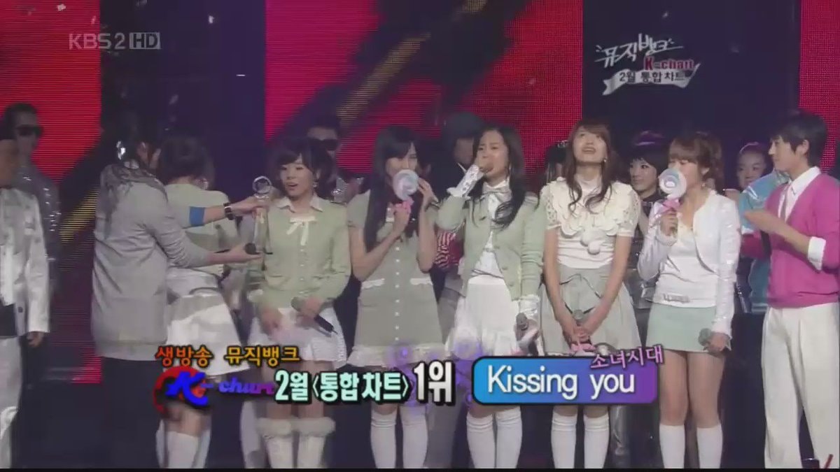 Girls Generation Kissing You Music Bank 2008