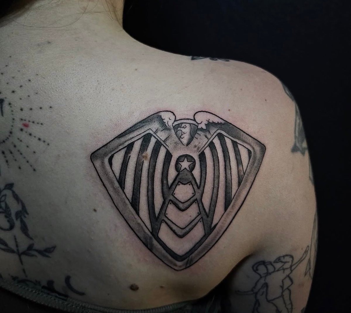Soldier Boy shield tattoo The Boys