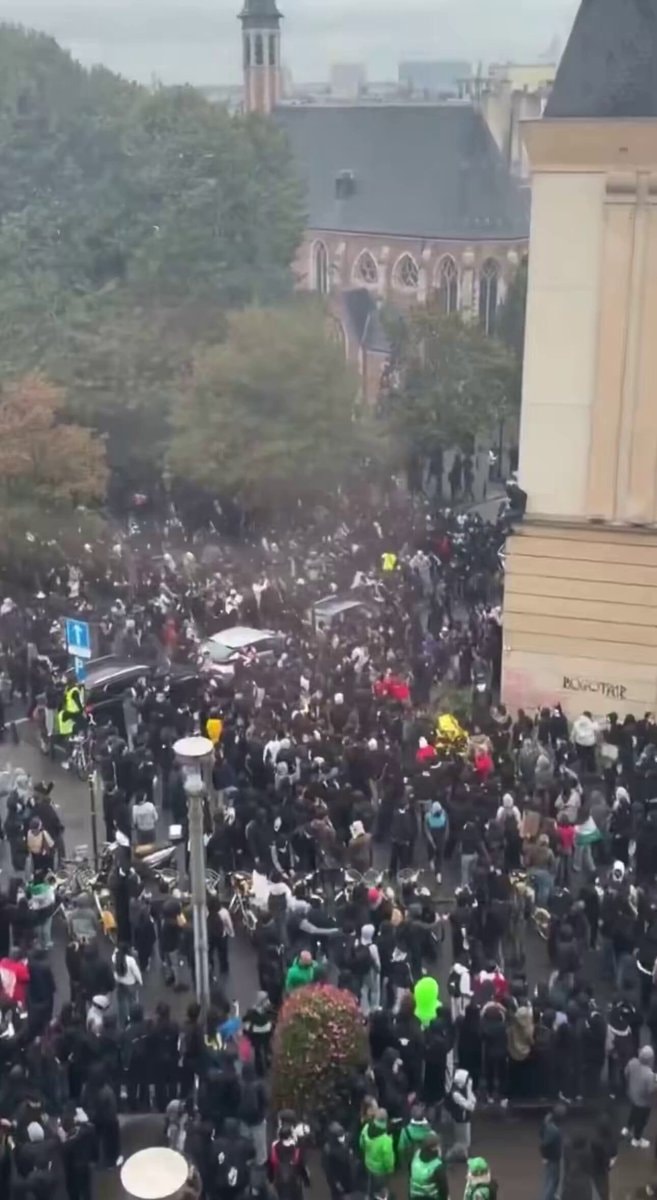 France Belgium riots Antifa clashes