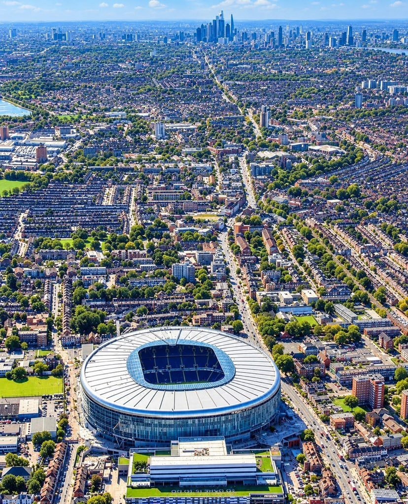 London England aerial view