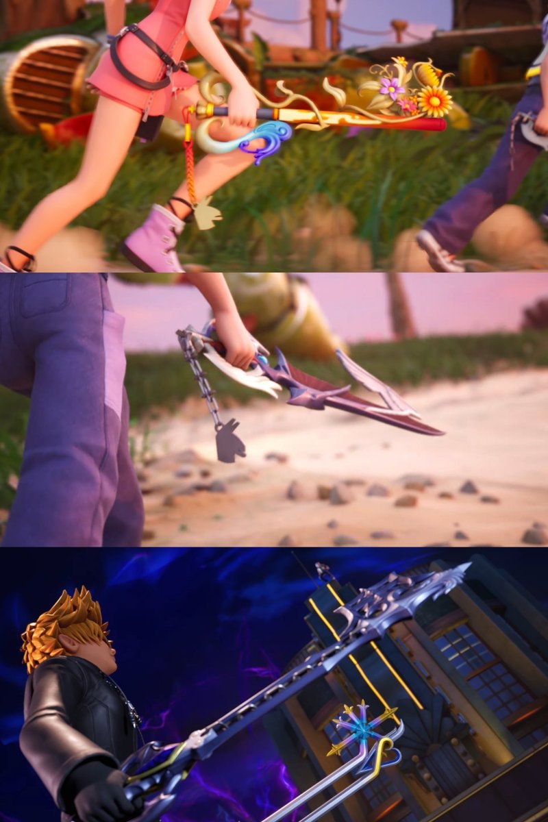 Sora Kairi Riku Roxas Fortnite Kingdom Hearts (photo 3 of 4)