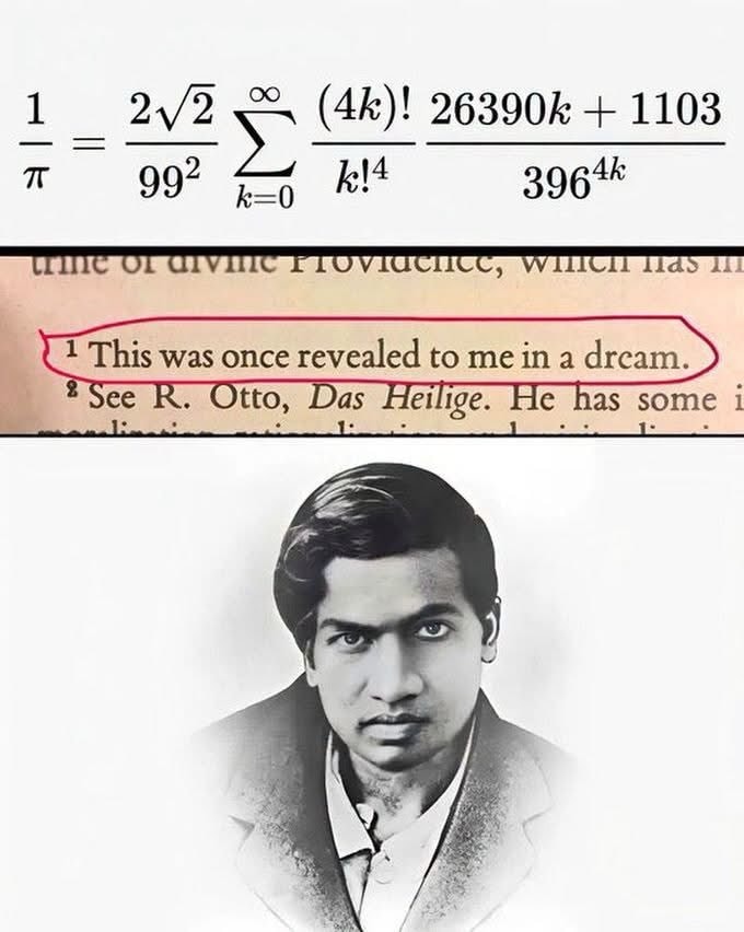 Srinivasa Ramanujan dream quote