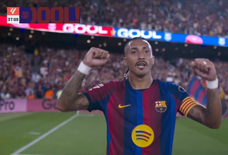 Raphinha 3 goals La Liga