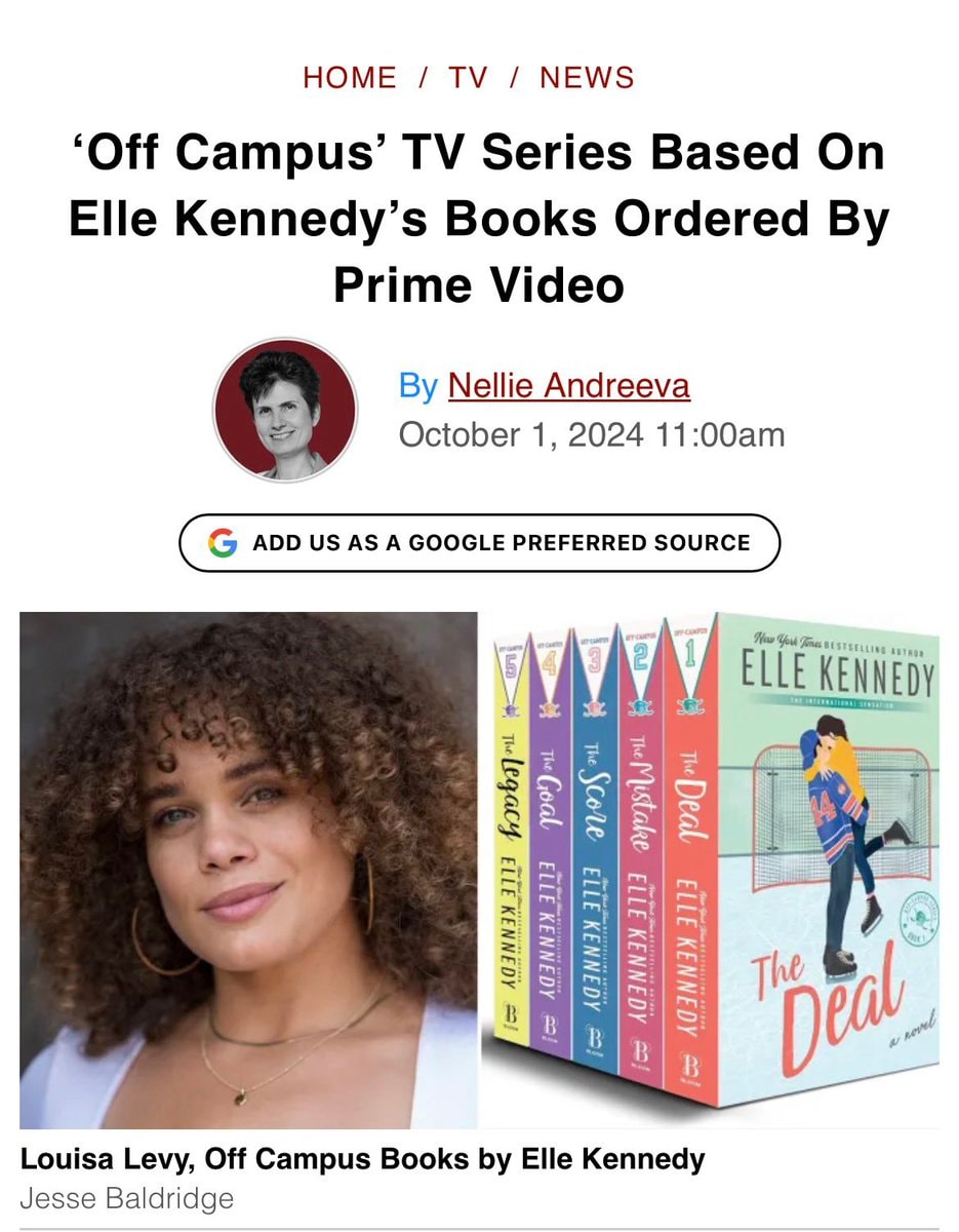 Elle Kennedy TV adaptations announced (photo 3 of 3)