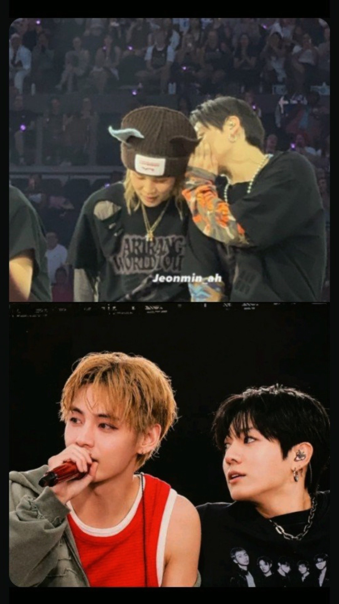 Jungkook looking for Jin concert moment (photo 4 of 4)