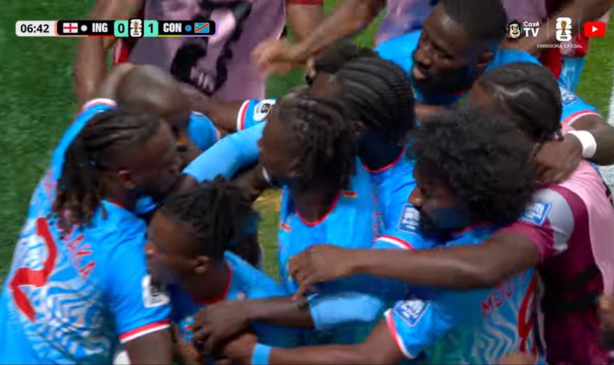 DR Congo goal vs England DR Congo goal vs England