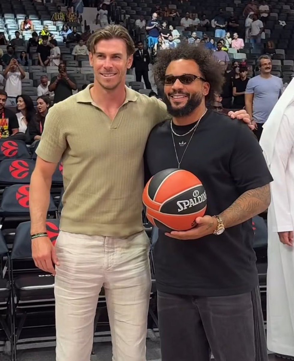 Gareth Bale and Marcelo support Real Madrid Basket