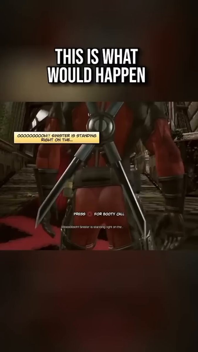 Deadpool booty call button