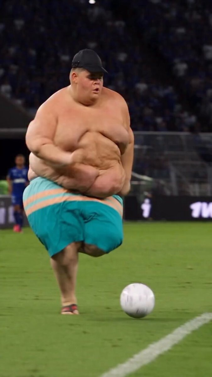 Star player on the pitch