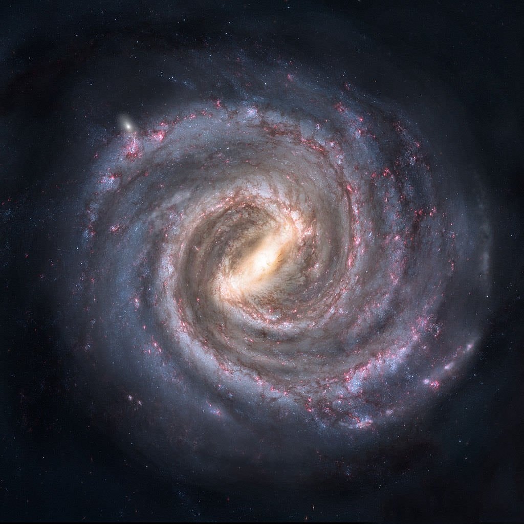 Milky Way spiral galaxy