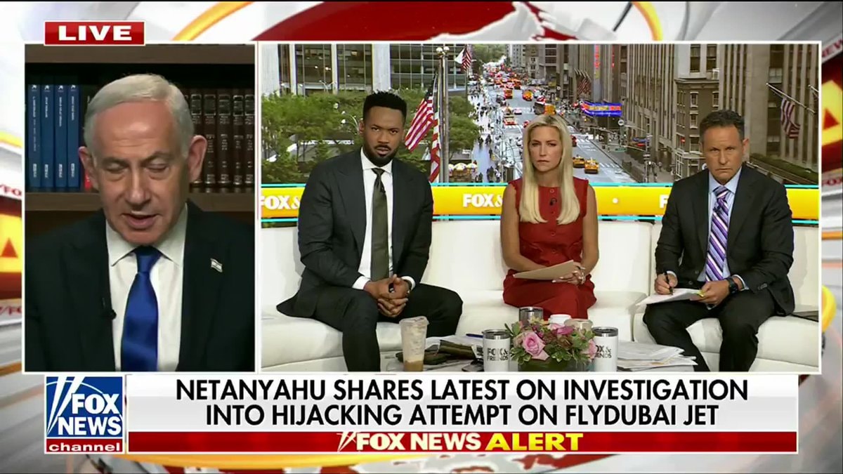 Netanyahu discusses FlyDubai hijacking attempt