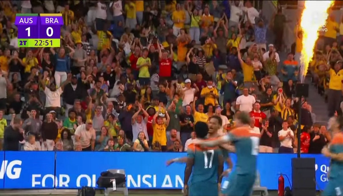 Australia vs Brazil match result