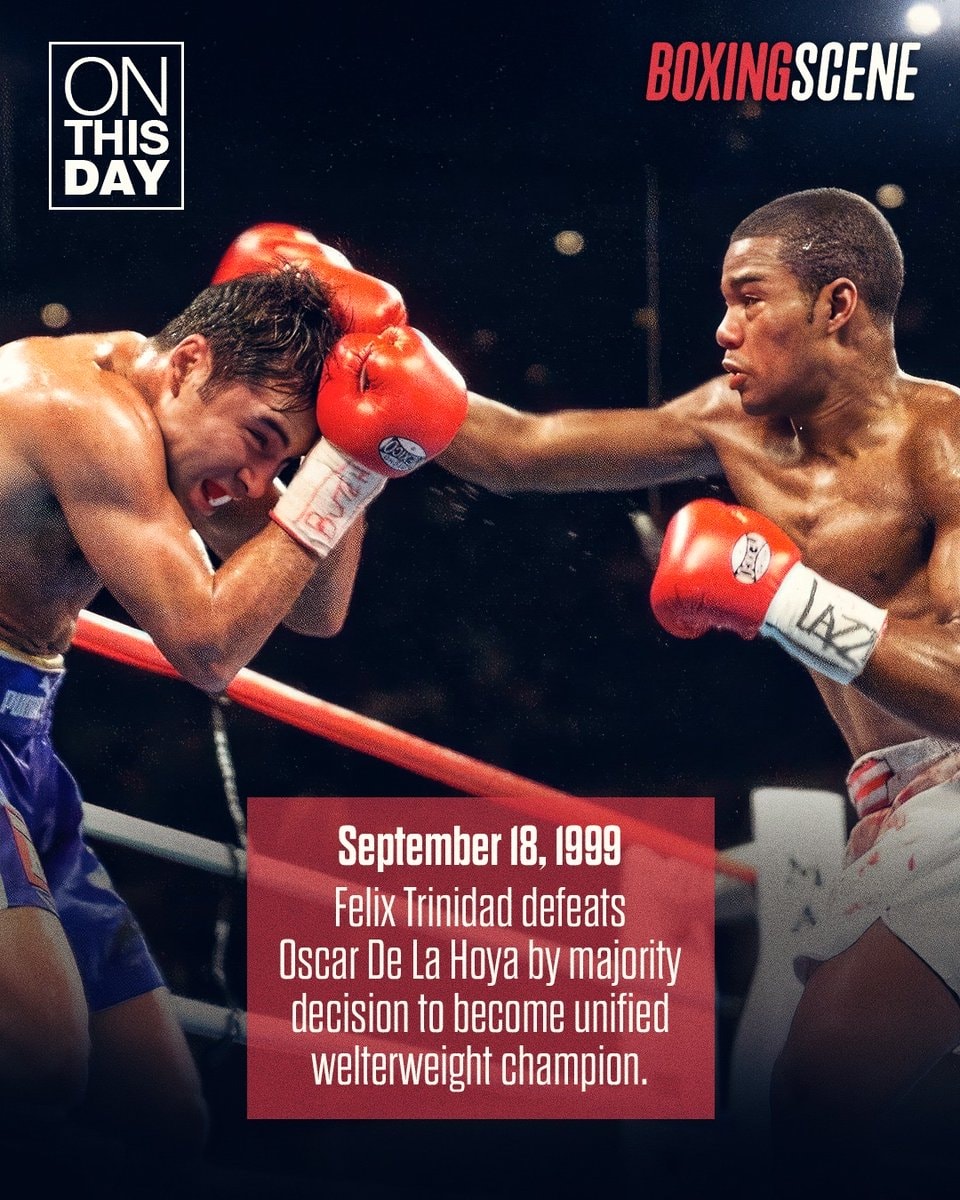 Felix Trinidad vs Oscar De La Hoya 1999