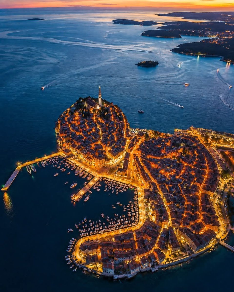 Rovinj Croatia twilight
