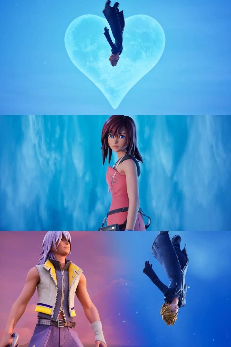 Sora Kairi Riku Roxas Fortnite Kingdom Hearts (photo 2 of 4)
