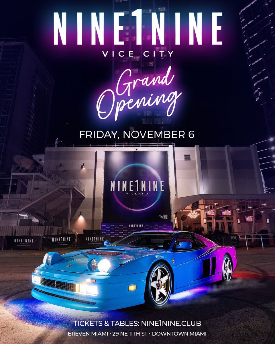 NINE1NINE E11EVEN MIAMI GTA 6