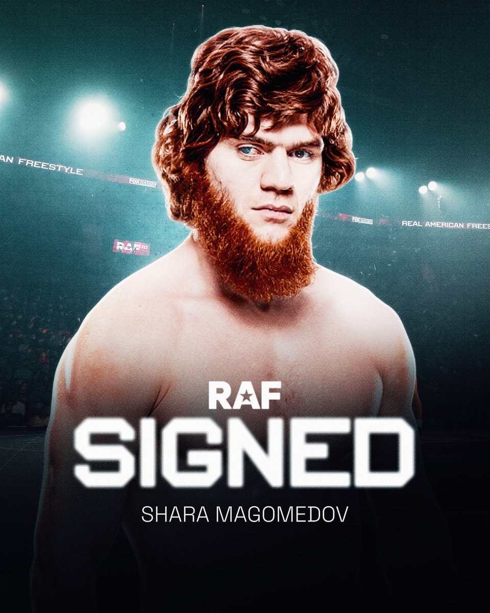 Shara Magomedov signs with RAF Wrestling