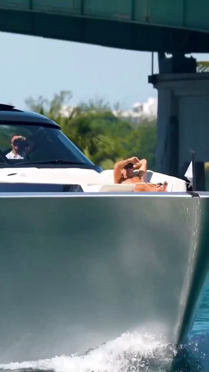 Tom Brady on his yacht Tom Brady on his yacht