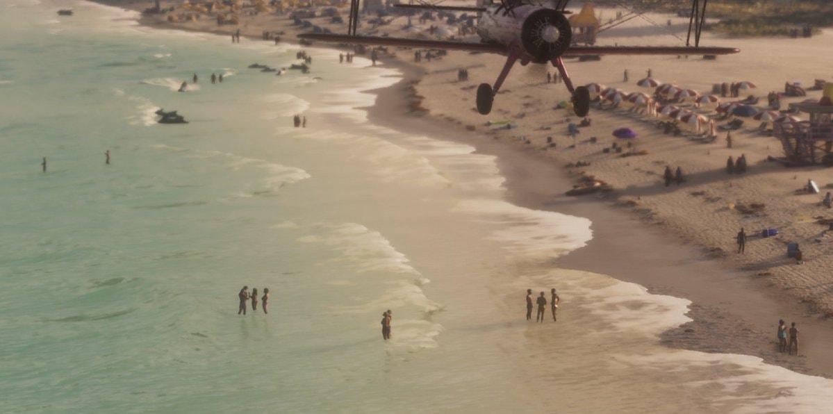 PS5 beach waves CGI realism