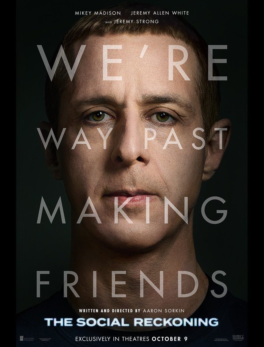 The Social Reckoning poster Jeremy Allen White