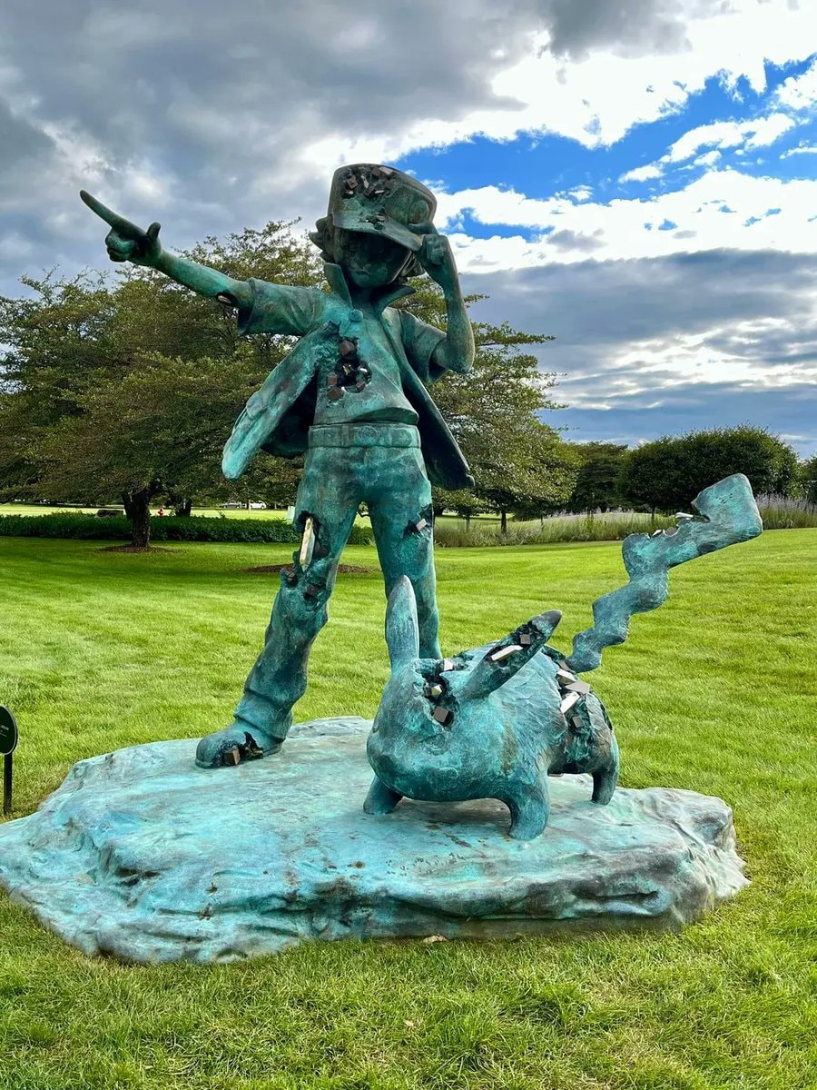 Red and Pikachu statue Wisconsin (photo 1 of 2)