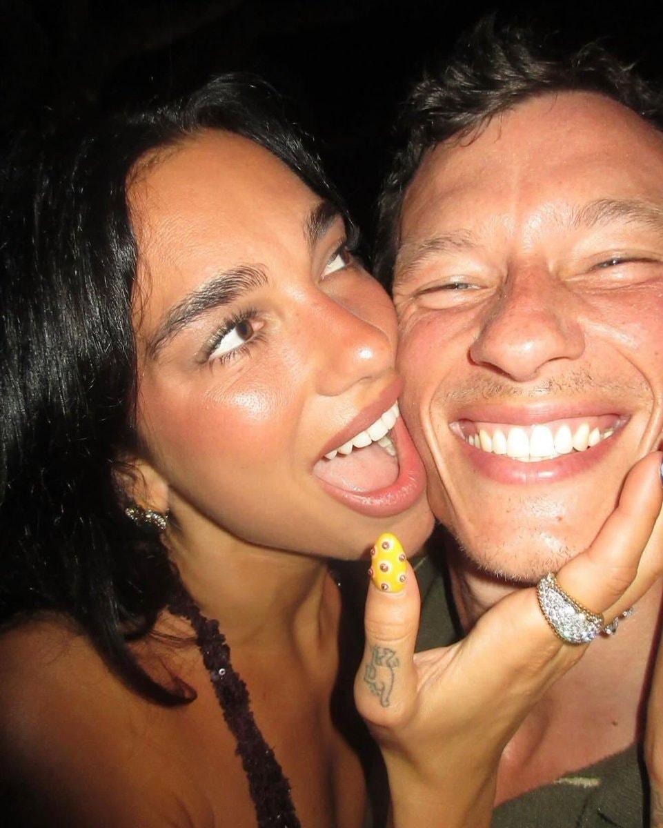 Callum Turner and Dua Lipa