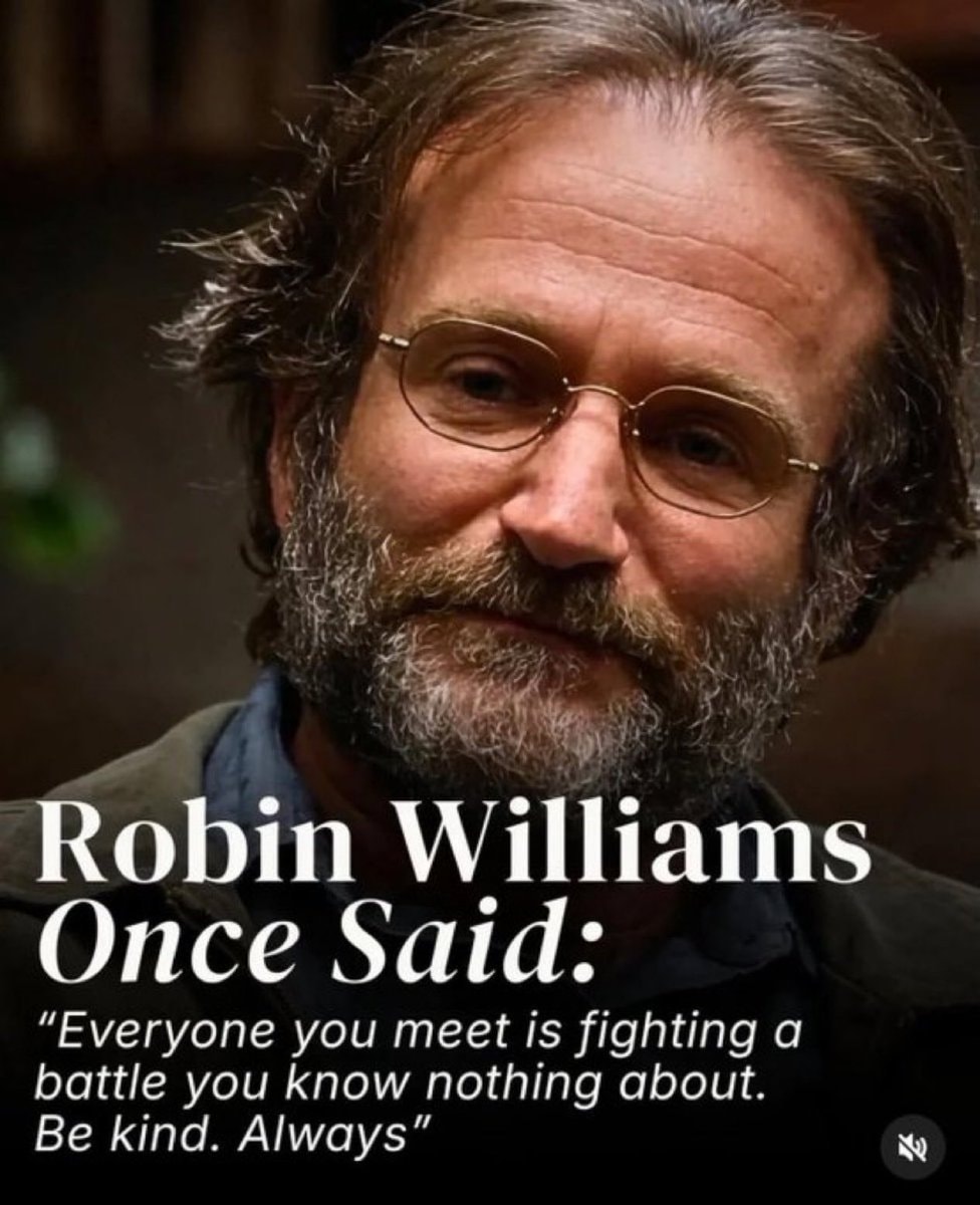 Robin Williams quote about kindness