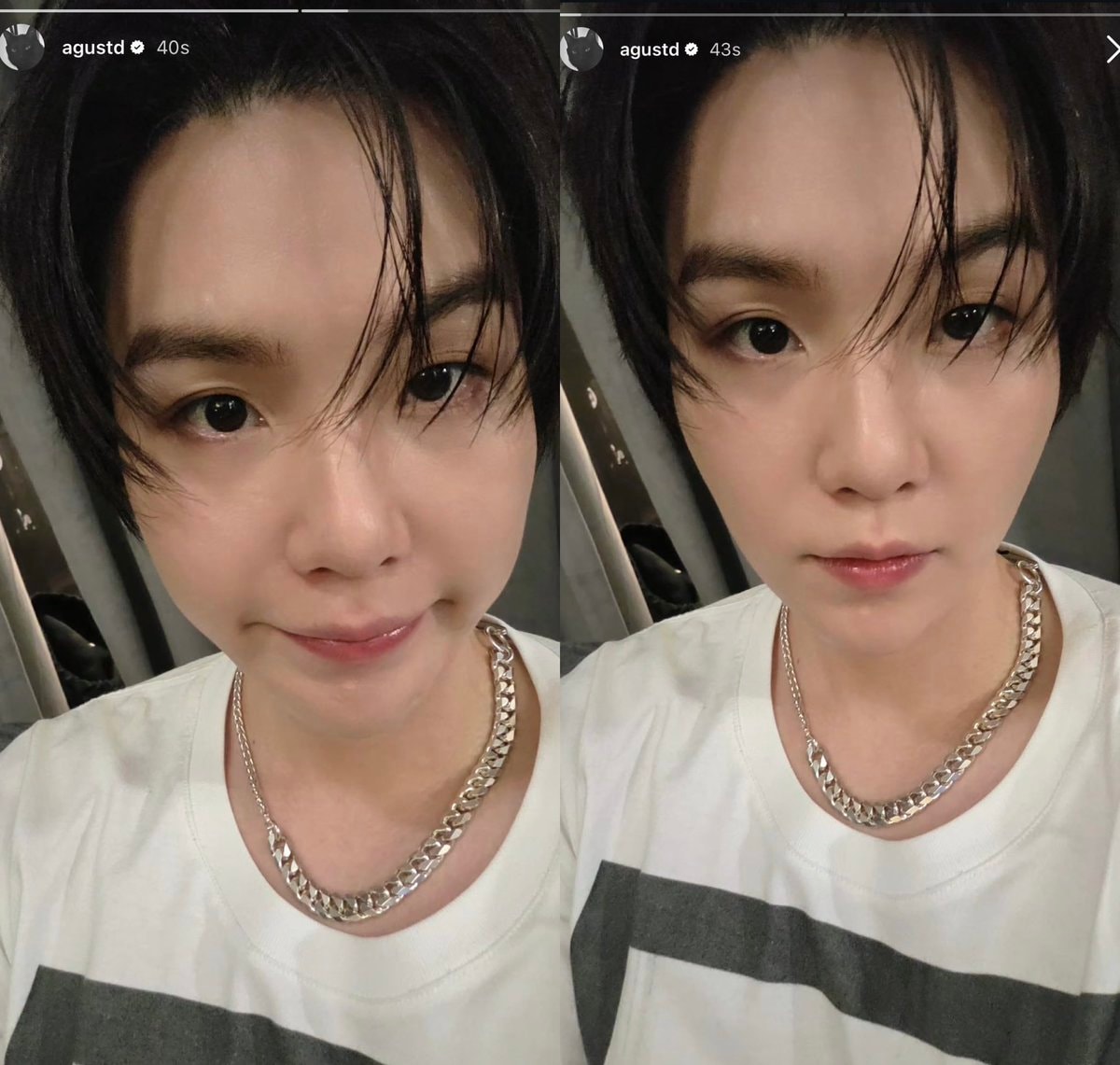 Yoongi two-photo selca era