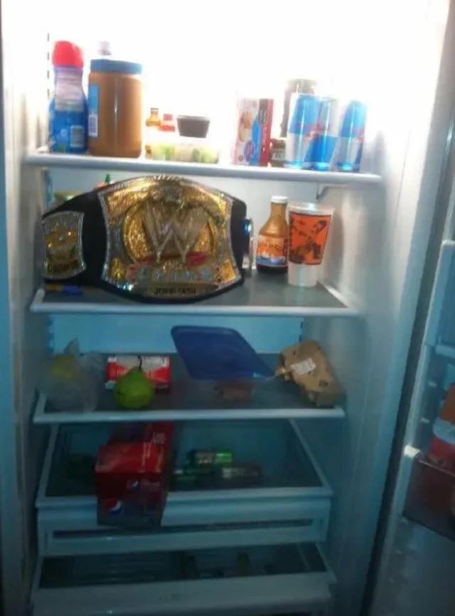 CM Punk fridge photo (photo 2 of 2)