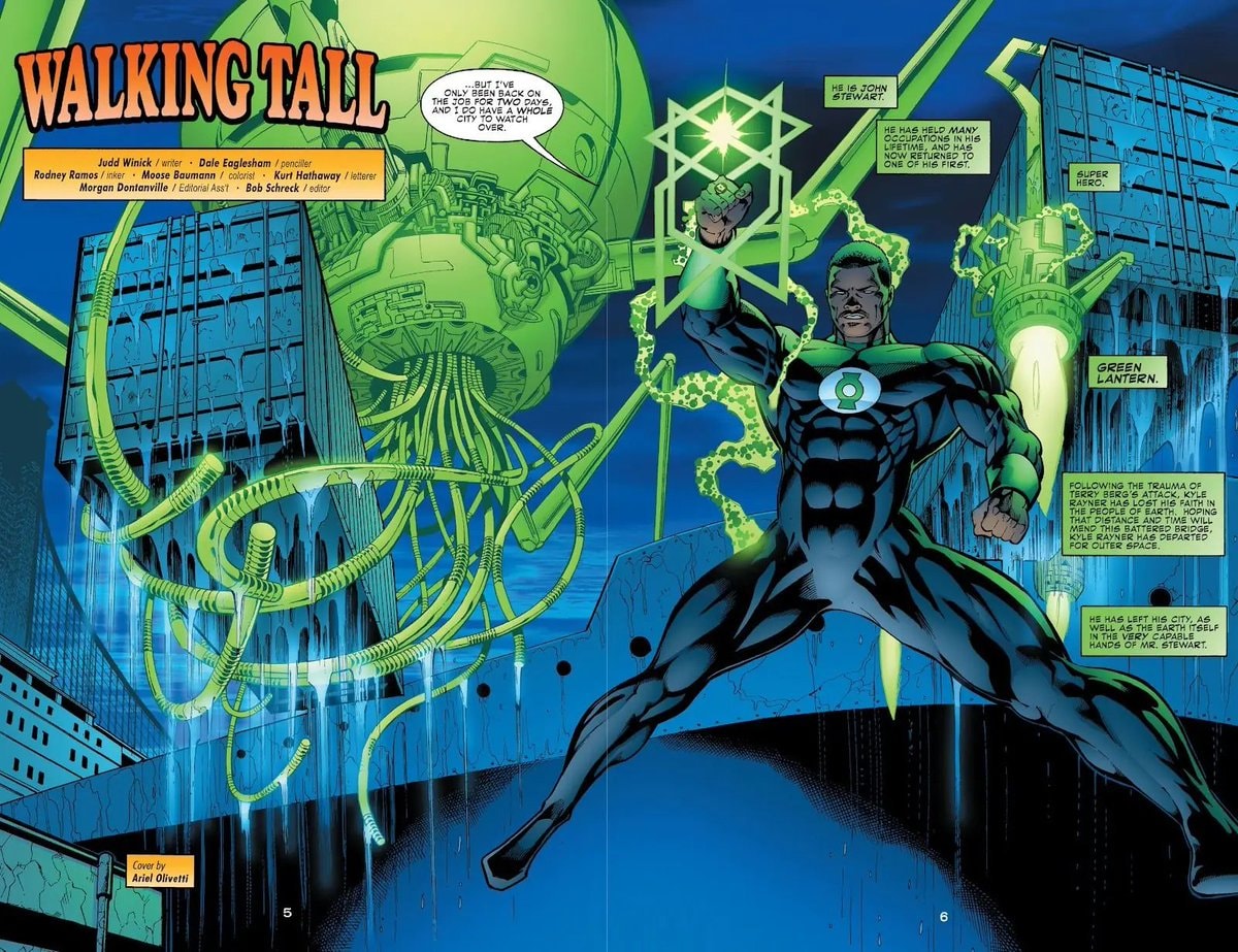 John Stewart Green Lantern moment