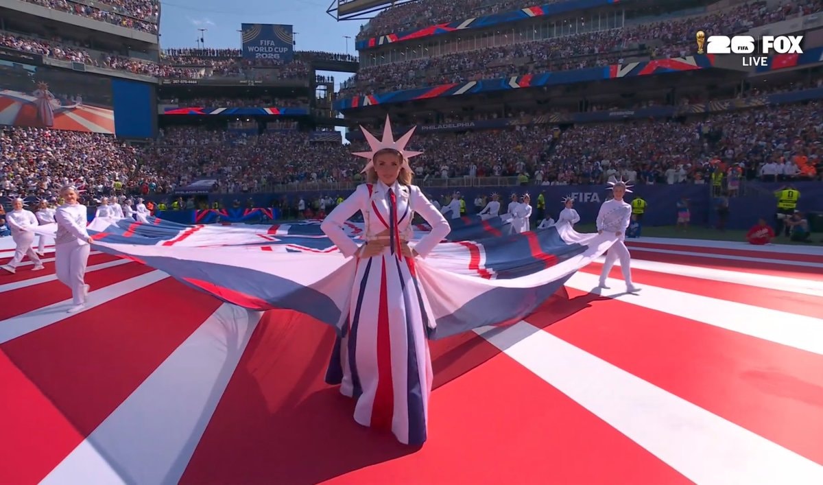 Stephanie Skinner Statue of Liberty at World Cup 2026