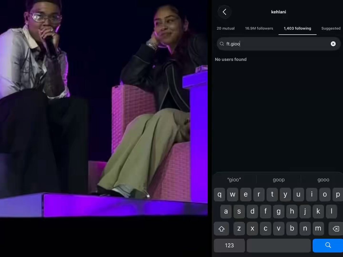 Kehlani unfollows Gio after KWN ATL stage moment