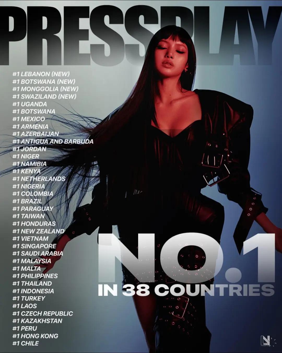 Lisa PRESS PLAY NO.1 IN 38 COUNTRIES Lisa PRESS PLAY NO.1 IN 38 COUNTRIES