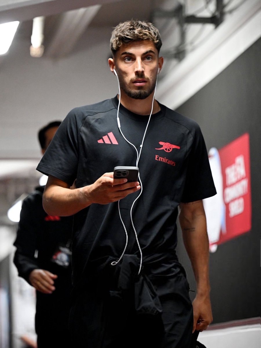 Kai Havertz Community Shield arrival