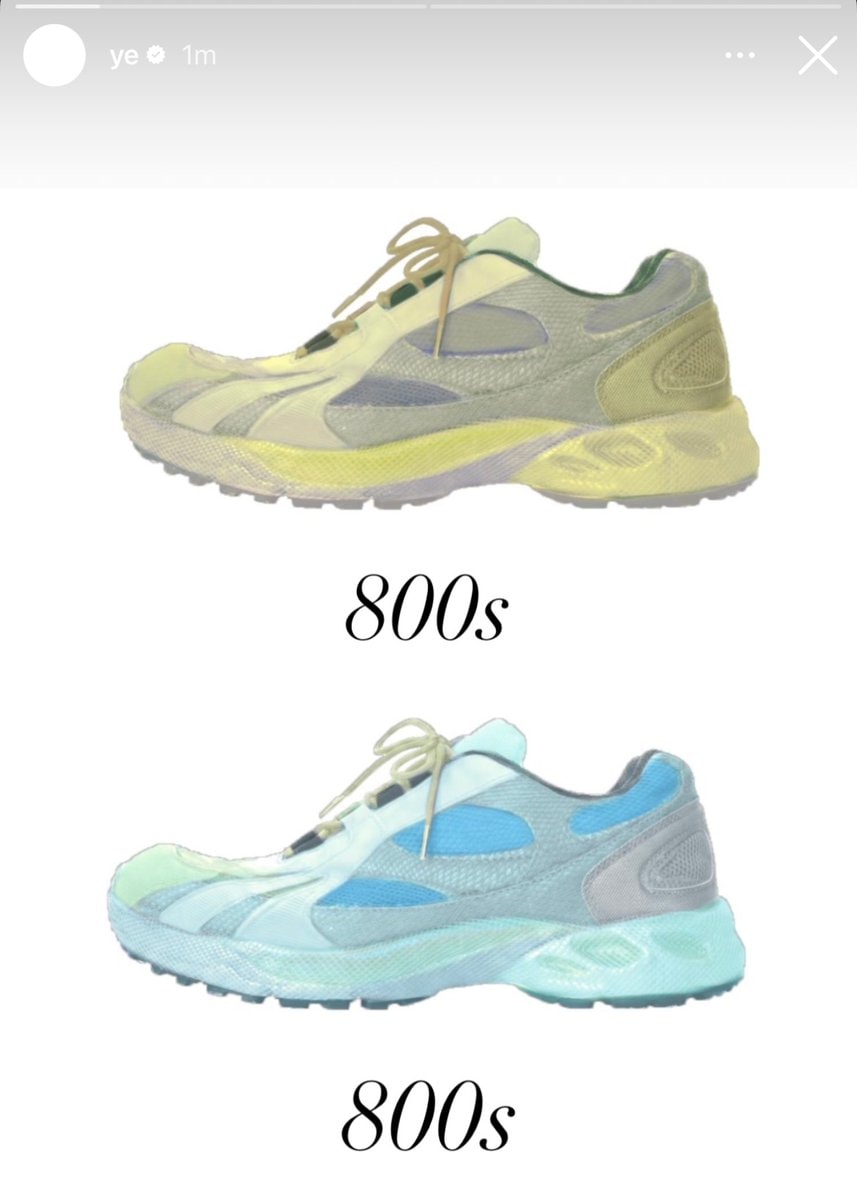 Ye Yeezy 800 colorway (photo 2 of 2)
