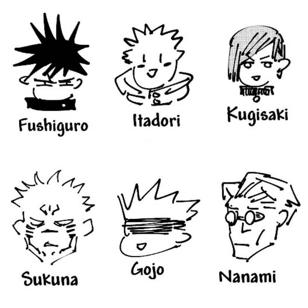 Gege drawing characters