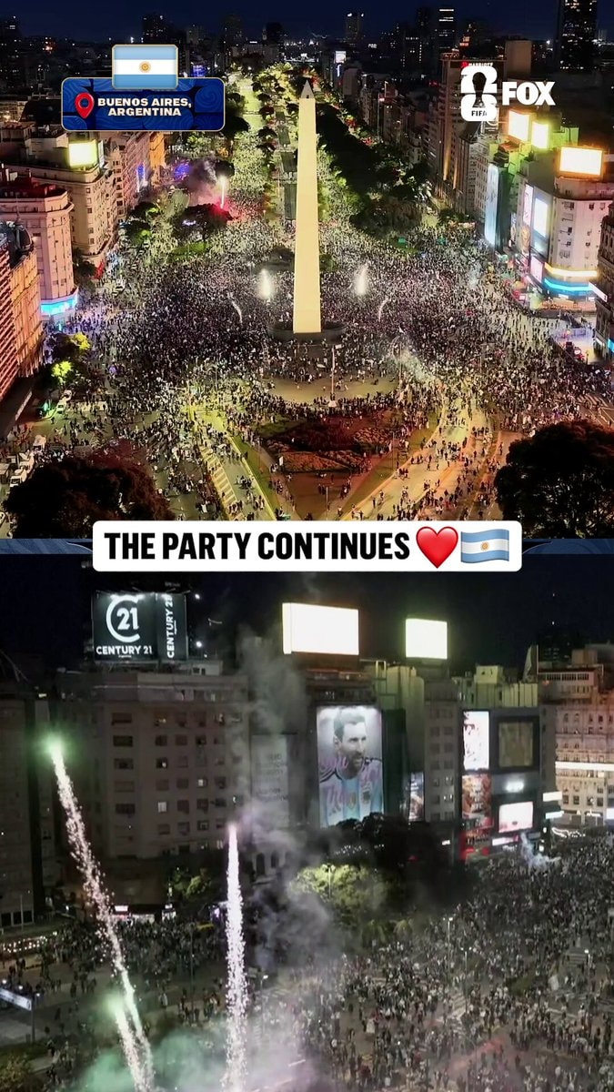 Argentina celebrates World Cup final berth
