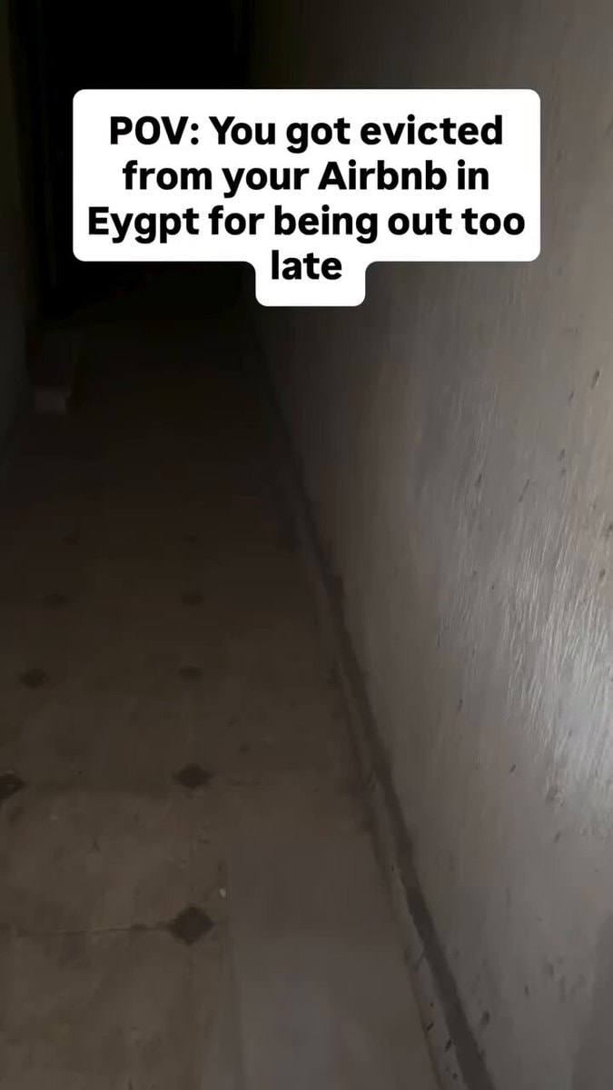 Evicted from Airbnb in Egypt for being out late Evicted from Airbnb in Egypt for being out late