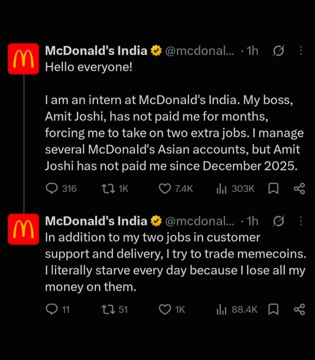 McDonald's India intern wage dispute McDonald's India intern wage dispute