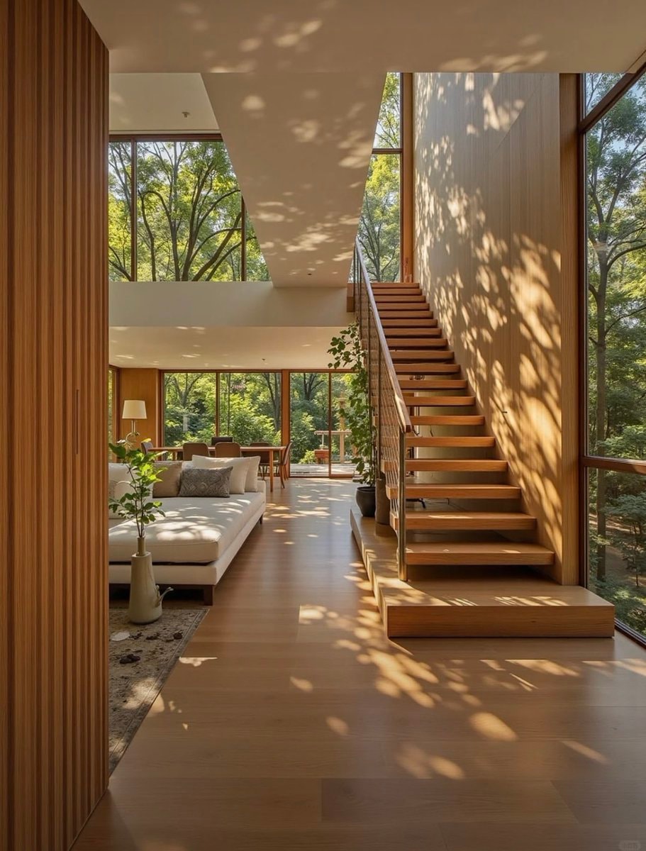 sun-drenched living room with garden view (photo 3 of 4)