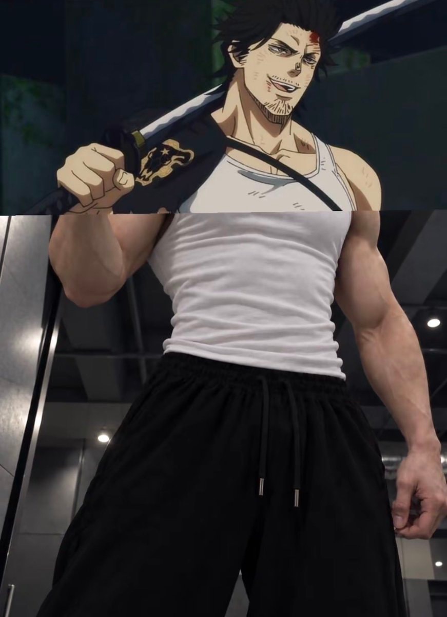 anime character vs real person physique