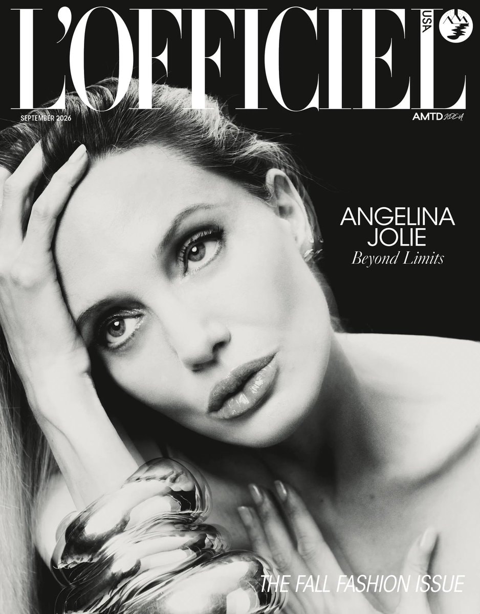 Angelina Jolie L'Officiel USA cover