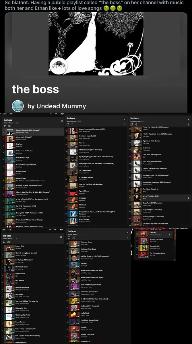 Tamara the boss YouTube playlist Tamara the boss YouTube playlist
