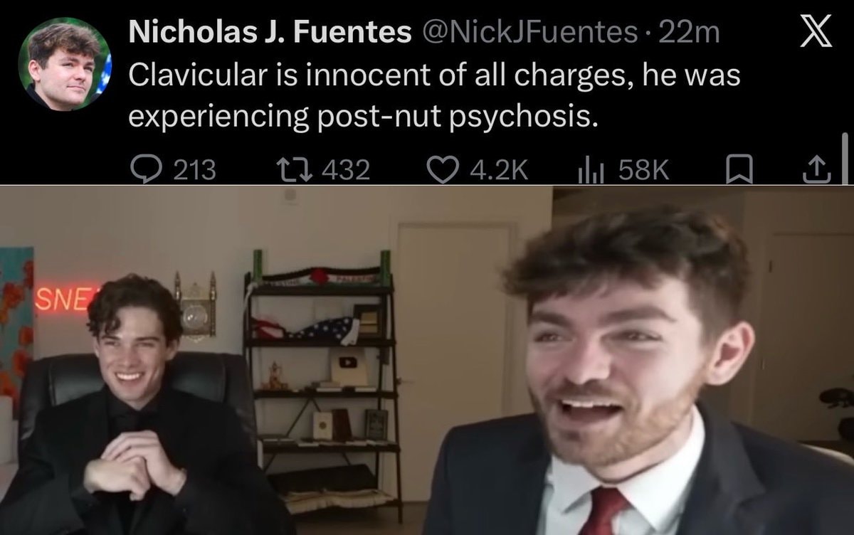 Nick Fuentes Clavicular comment