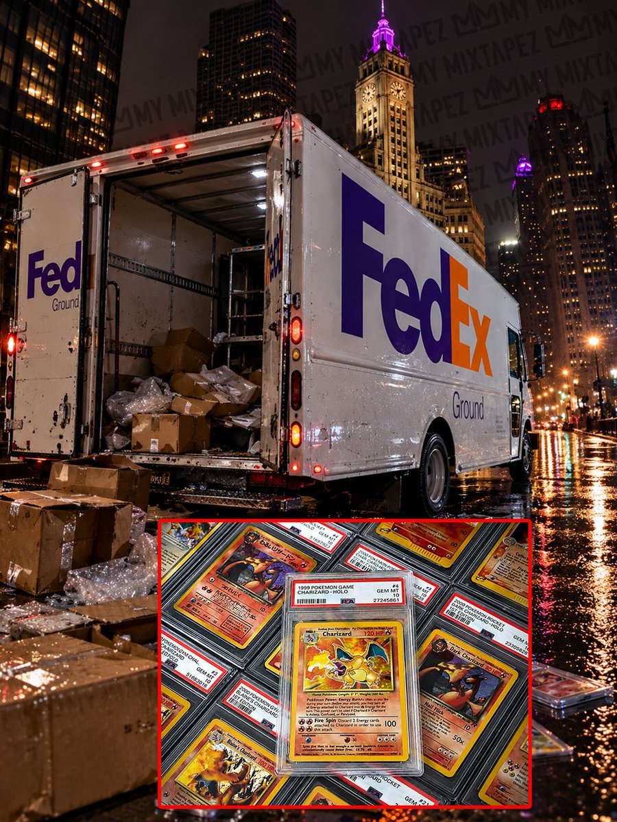 FedEx truck heist rare trading cards
