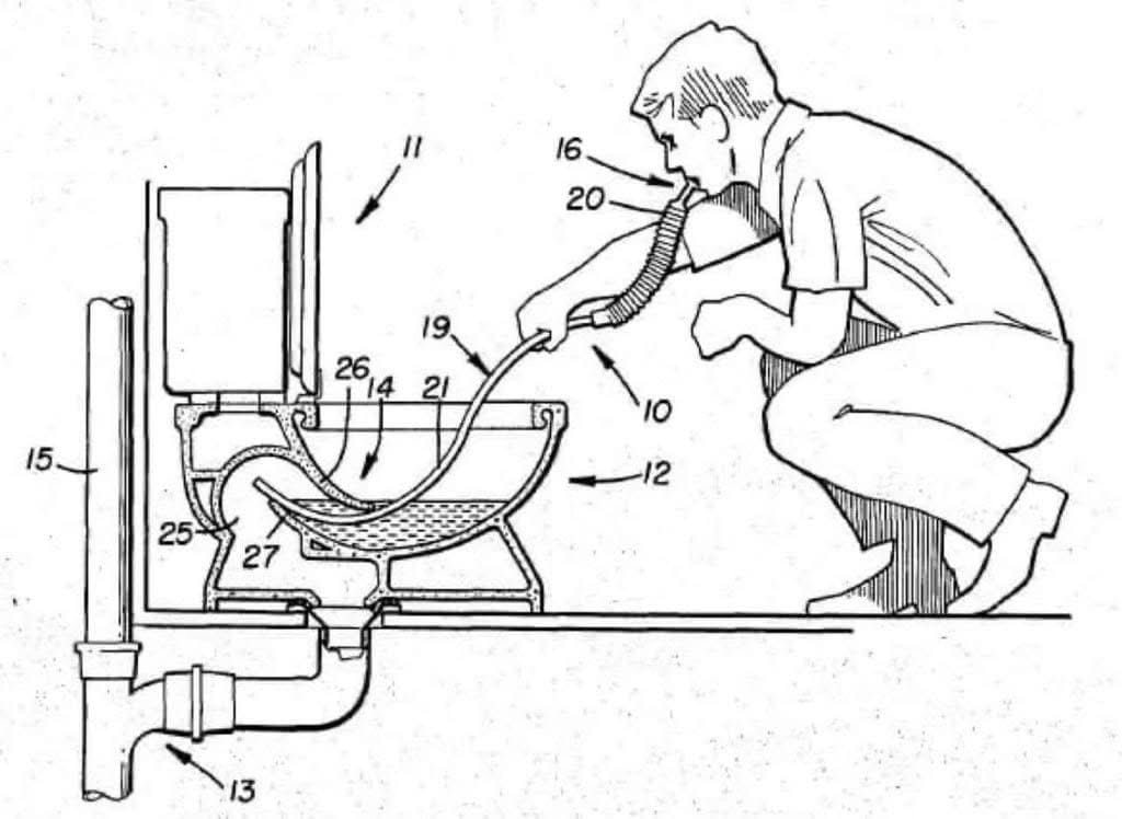 Bath Mouthpiece patent 1981