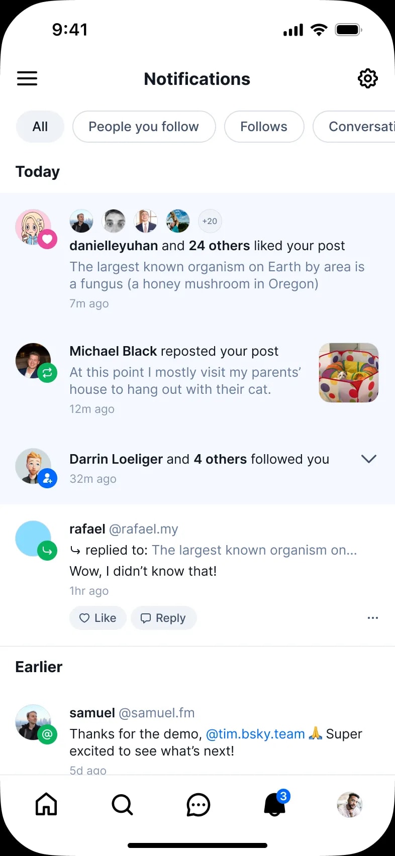 notifications tab redesign (photo 1 of 4)