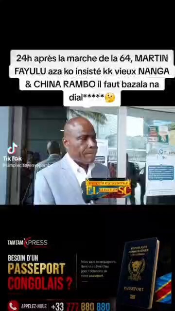 Martin Fayulu on AFC-M23 and Tshisekedi